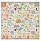 Deerlux 6 ft. Social Distancing Colorful Kids Classroom Seating Area Rug, ABC Animal Design